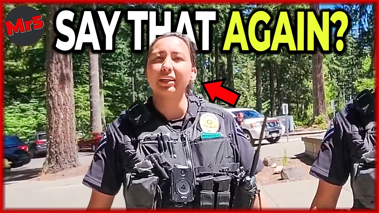 This Female Cop Couldn't Help Herself