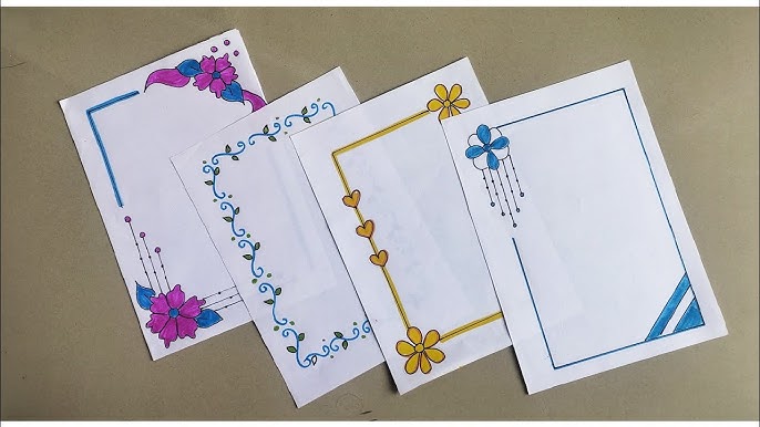 Simple Assignment Cover Page Assignment Front Page Design/ Border