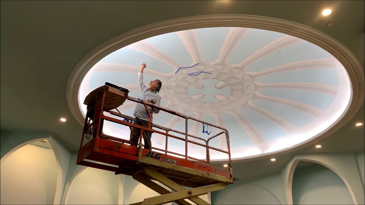 Ceiling mural , MEAMAR ,IRVINE
