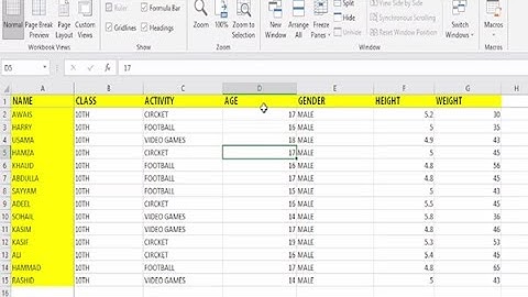 ✅ How to Freeze Multiple Rows and or Columns in Excel using Freeze Panes