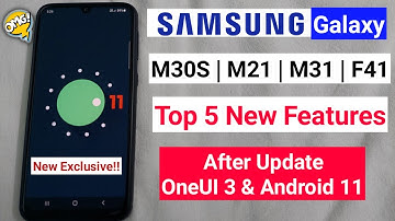 Samsung Galaxy M30s | M31 | M21 | F41 - Top 5 New Features After One UI 3 Update & Android 11 Update