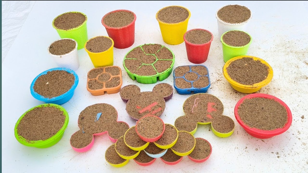 Satisfying ASMR amazing video/ how to make sand art in glass with colourful sand tubes amazing art