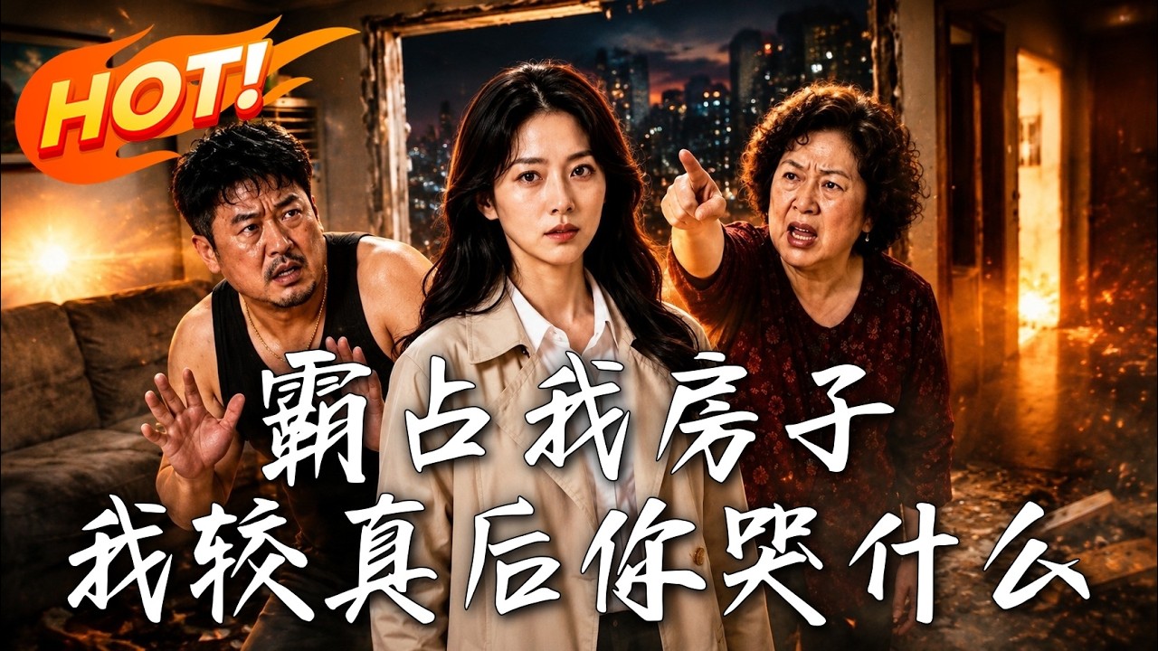 🔥买下的新房被蛮横霸占还遭造谣诋毁，当我拿起法律武器较真时他们怎么全哭跪了！《霸占我房子，我较真后你哭什么》#盛世短剧#短剧#AI短剧#逆袭#漫剧