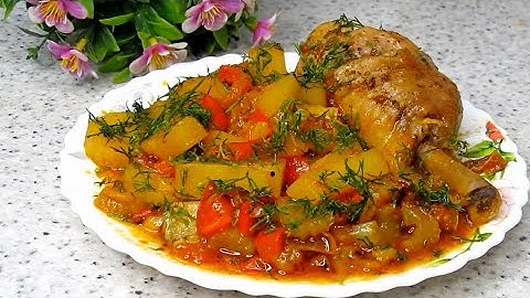 Нежная курочка, великолепный соус! Вкусно всё!  О таком блюде говорят "Пальчики оближешь!"