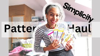 Simplicity Sewing Patterns Haul