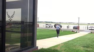 Air Force One Takes Off from Andrews Air Force Base