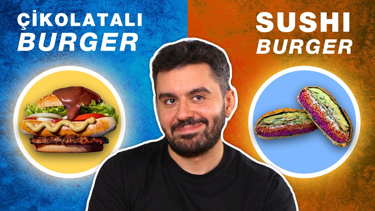 SATILAN EN GARİP HAMBURGERLERİ DENEDİK!
