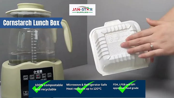 Canada's No Eco Friendly Biodegradable disposable cornstarch lunch box packaging Cornstarch Box