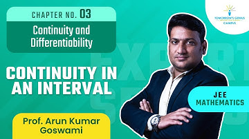 Continuity in an Interval | Continuity and Differentiability | JEE | Mathematics - TG Campus