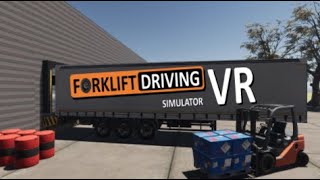 Forklift Driving Simulator VR Demo on Quest 2 (VR game) screenshot 5