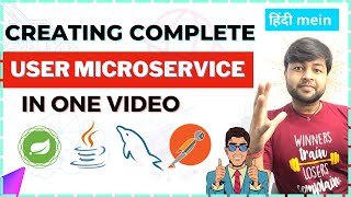 🔥 Complete User Microservice in one video | Microservice Tutorial in Hindi