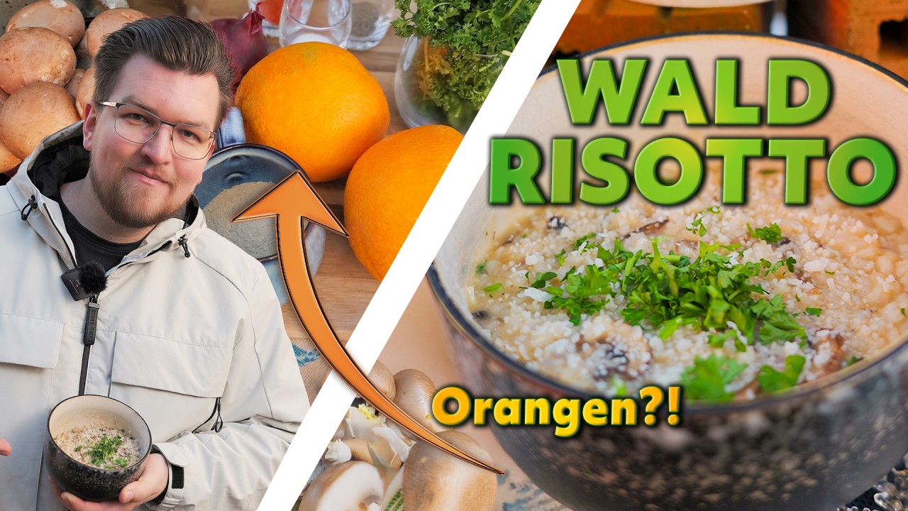 PILZ RISOTTO mit Orangen - Wie frisch aus dem Wald  #veganerezepte