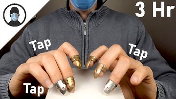 3Hr fast TAPPING compilation (no talking ASMR)