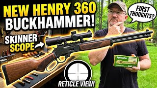 NEW Henry H9 Provider .360 Buckhammer + Skinner Scope | First Impressions