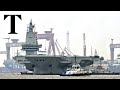 Chinas biggest aircraft carrier launches