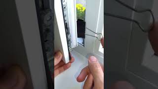 A Great Window Life Hack using a Binder Clip#viralvideo #woodworking #decoration #tools #shorts