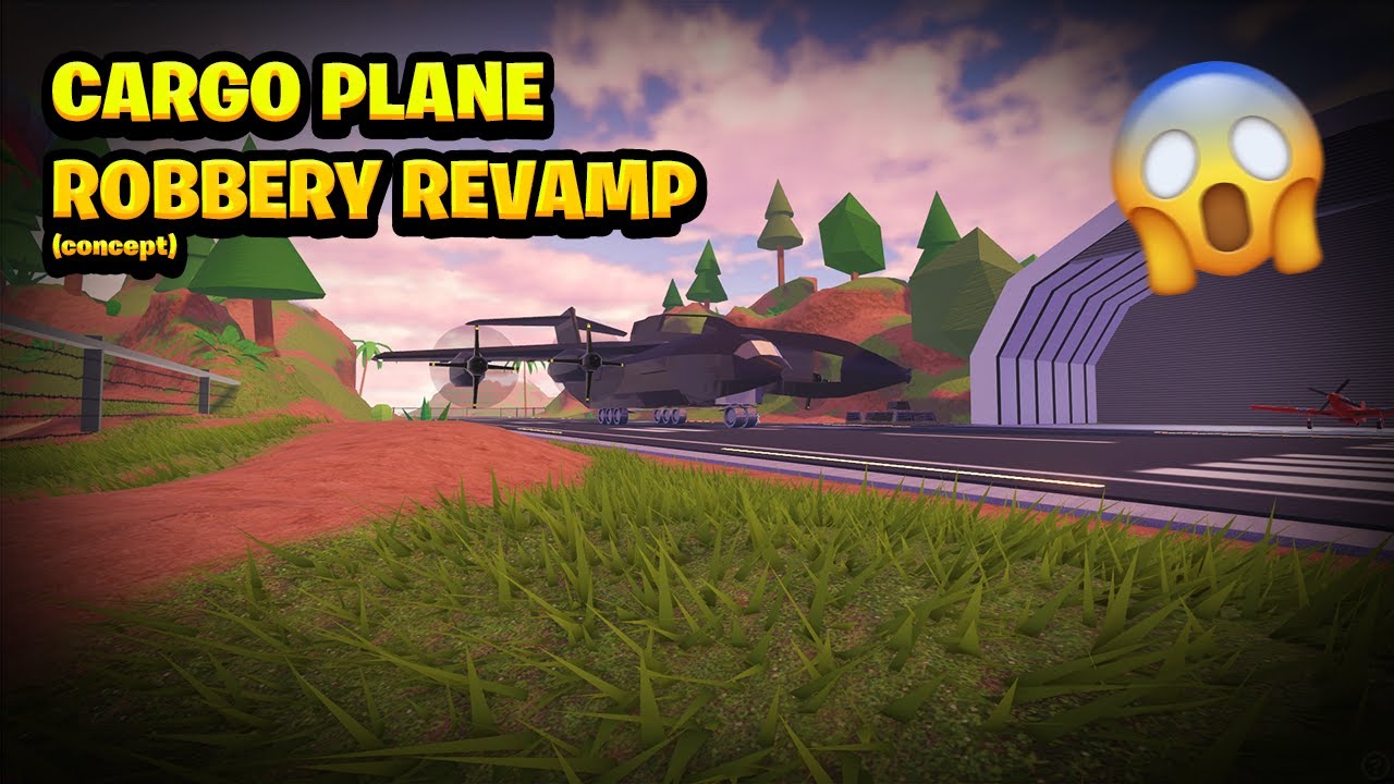 Новая переделка ограбления грузового самолета в Roblox Jailbreak (концепт)! ✈️💰