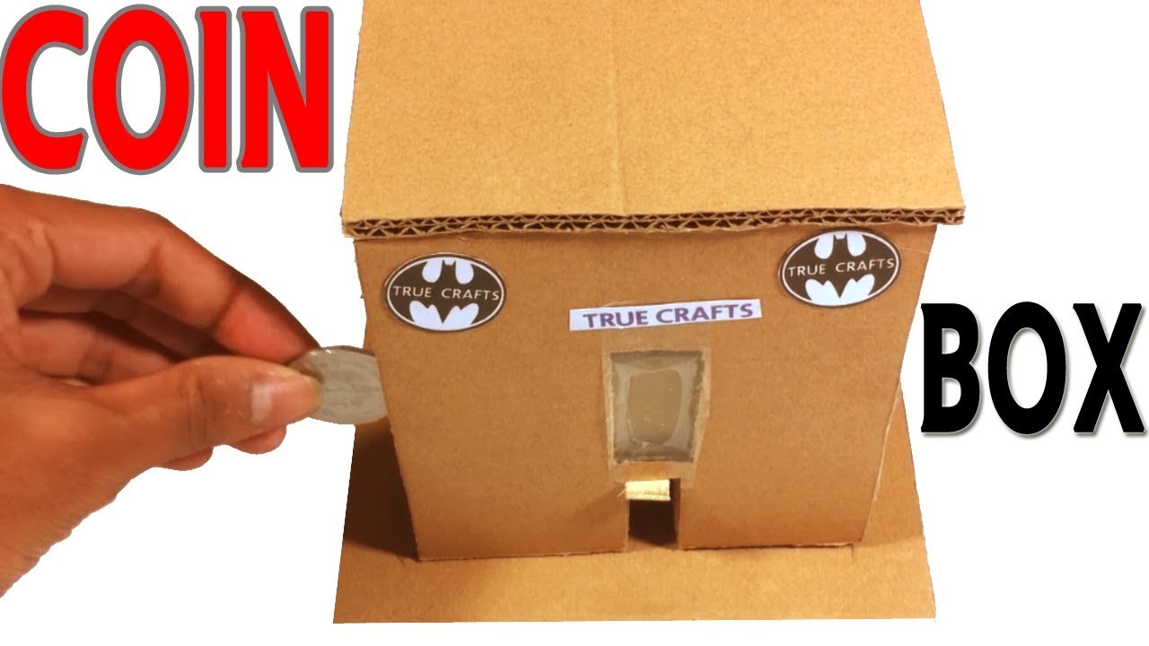 How To Make Coin Box at Home Personal Bank Saving Coin and Cash