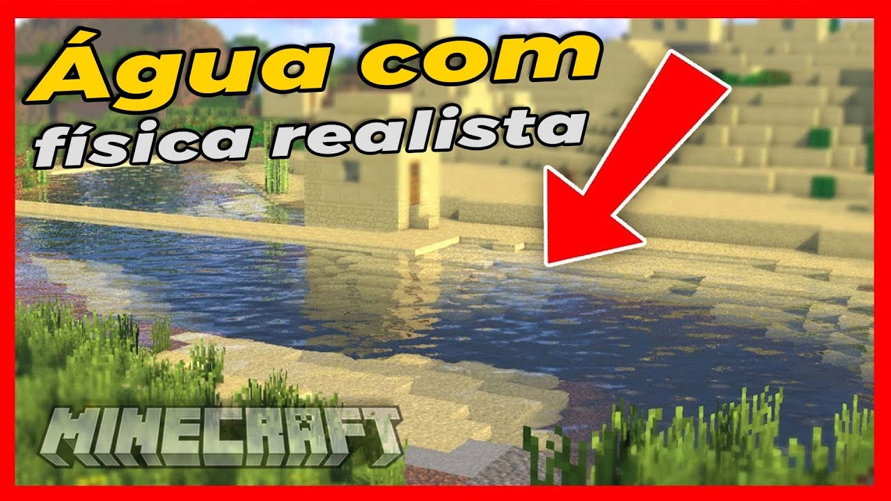 MINECRAFT COM FÍSICA REALISTA! 