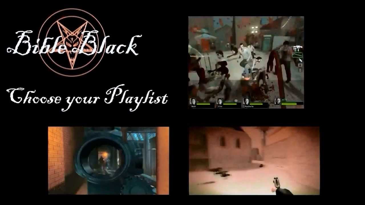 BibleBlack Main-Menü