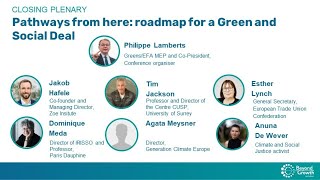 #BeyondGrowth - Pathways from here: roadmap for a Green and Social Deal