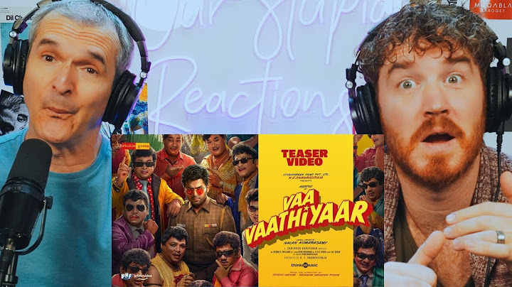 Vaa Vaathiyaar Teaser | Karthi, Krithi Shetty | Santhosh Narayanan | Nalan Kumarasamy | REACTION!!