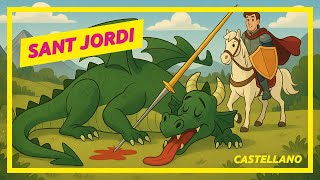 La Leyenda De Sant Jordi Cuento Infantil Día Del Libro Y La Rosa 23 De Abril