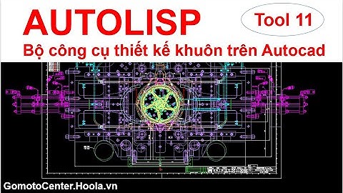 Bộ công cụ Autolisp thiết kế khuôn trên autocad: Tạo biểu tượng update bản vẽ (Tool 11)