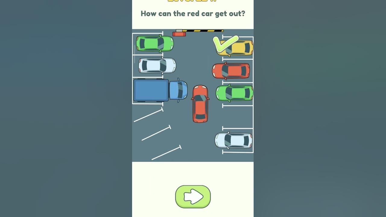 How can the red car get out YouTube
