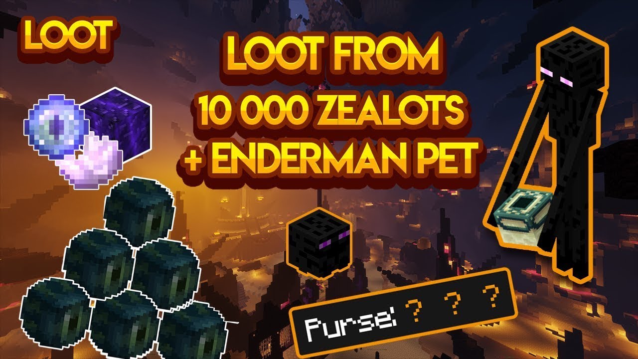 Hypixel Skyblock Zealot Macro 10m per hour YouTube