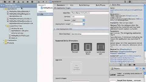 iPhone - iPad Development Tutorial -  Setting Up The Animated View