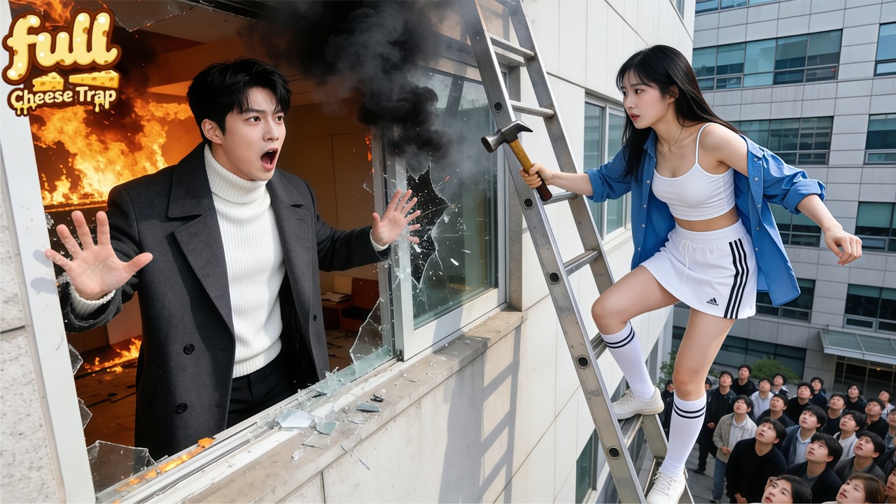 No One Dared Save CEO Trapped In Burning Tower—Only Poor Girl Risked Her Life To Save Him!love come!