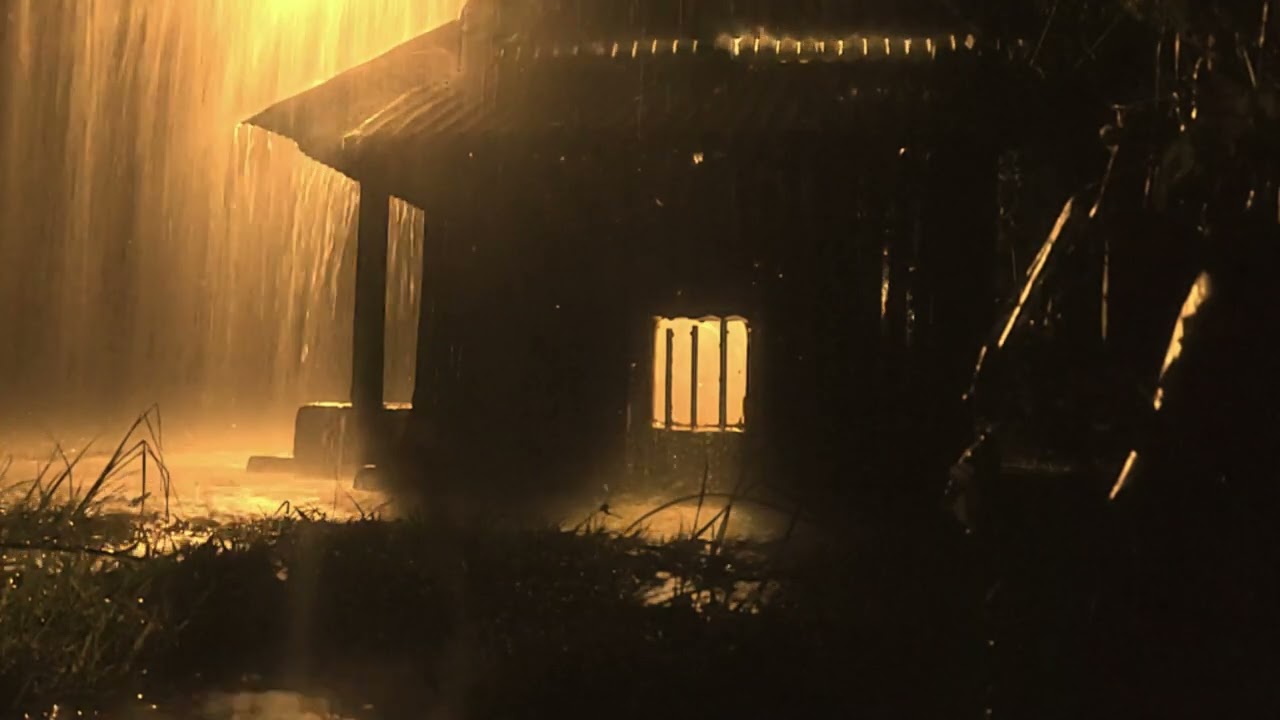 Fall Asleep in Under 10 Minutes with Heavy Rainstorm & Thunder at Night - Rain Sounds for Sleeping