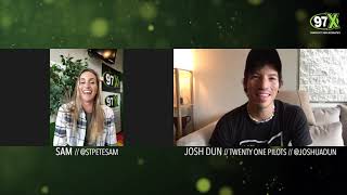 Josh Dun from @twentyonepilots checks in with Sam by 97X Videos 443 views 2 years ago 12 minutes, 7 seconds