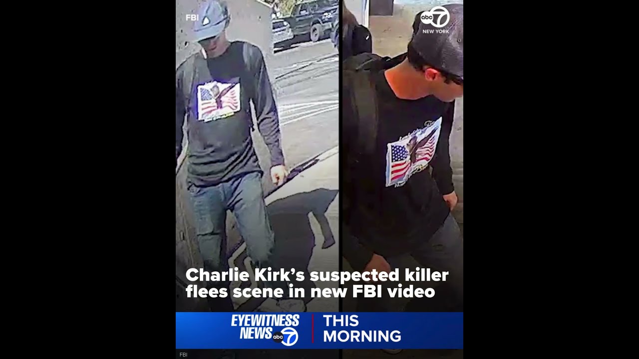 Charlie Kirk Shooting Officials Release Video Plead For Help In Tracking Down Person Of Interest