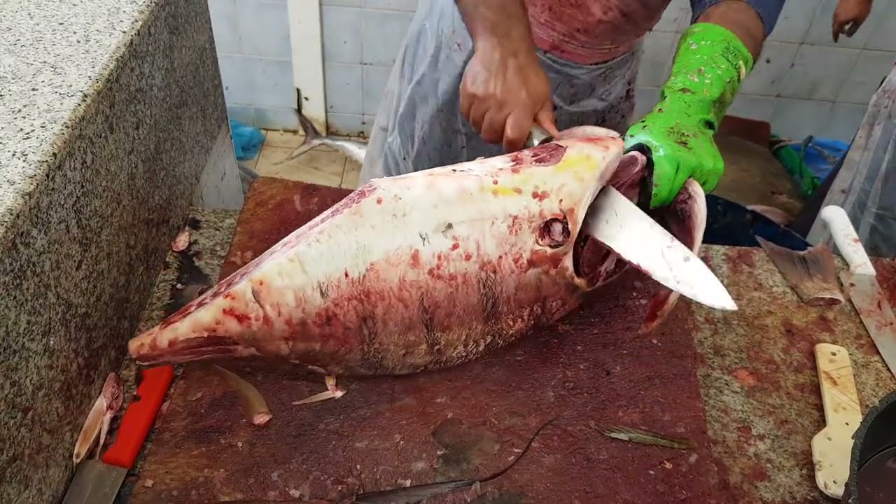 Trevally Fish Cutting Amazing Skills/ 5KG/$50 Trevally Fish Cutting/ Amazing Trevally Fish cutting