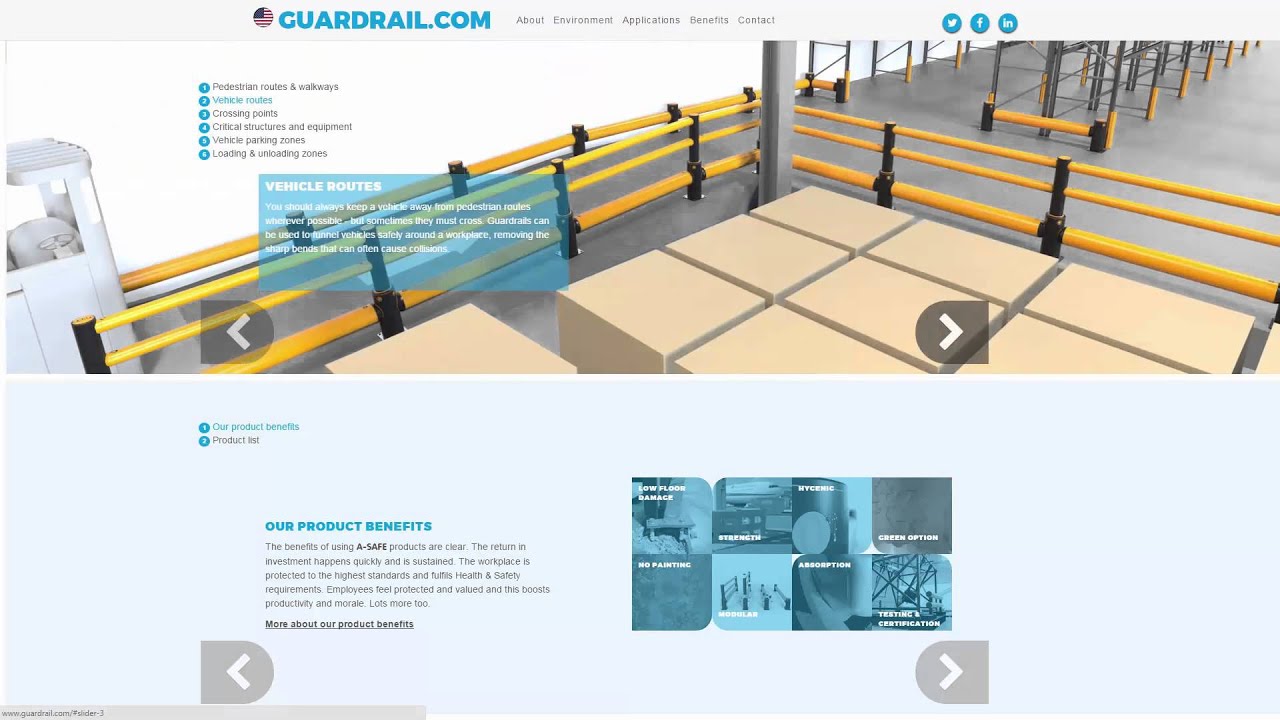 Guardrail Website Navigation By Ascensor Web Design