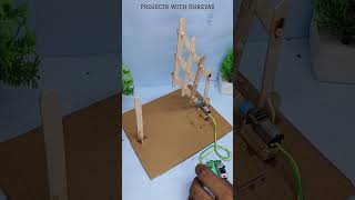 Incredible ⚡Folding Gate 🔥🔌 #schoolproject #ideas #diy #new #experiment #simple #hacks #amazing