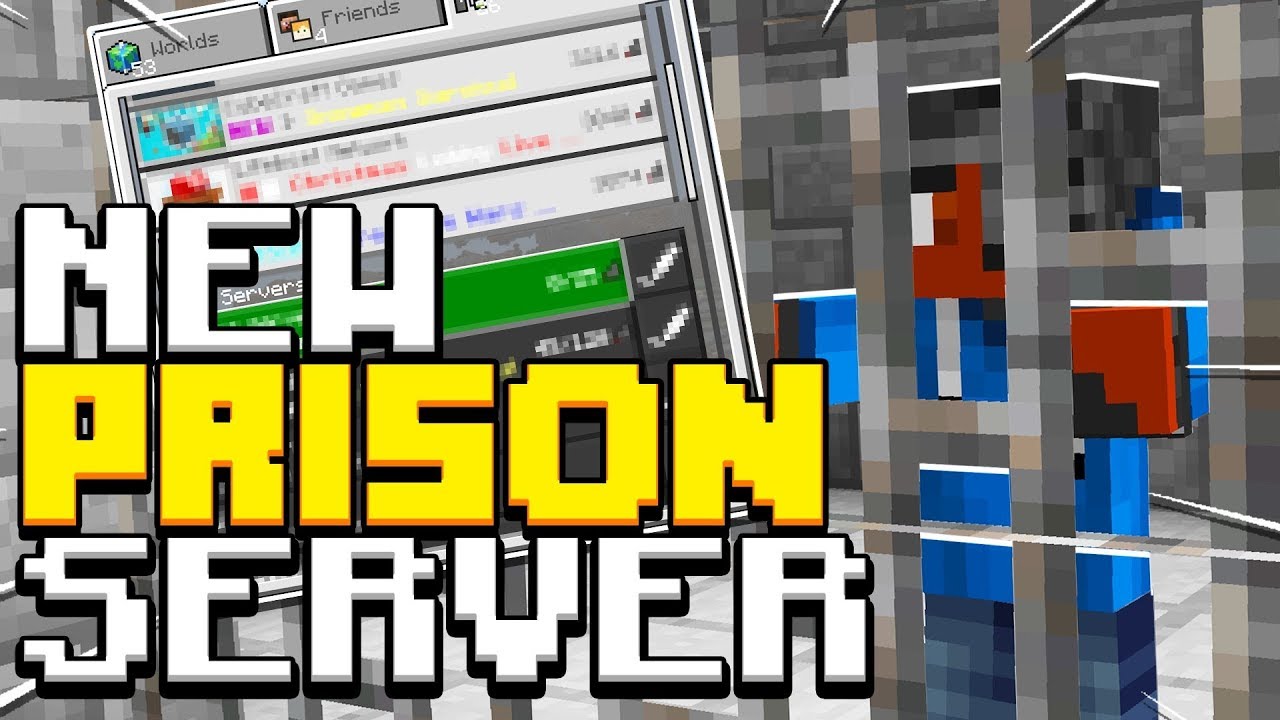 NEW PRISON SERVER FOR MCPE! (Minecraft Bedrock Edition) - YouTube