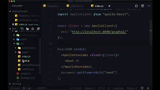 Setting up Apollo Client   Executing Queries with React Apollo