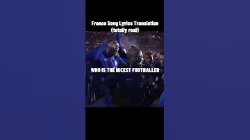 Thumbnail of (29M +) France Song Lyrics Translation (totally real) #shorts #trending #football