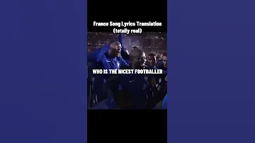 29M France Song Lyrics Translation Totally Real Shorts Trending Football 