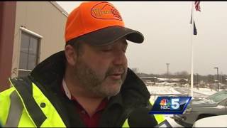 Slick roads cause crashes during morning commute
