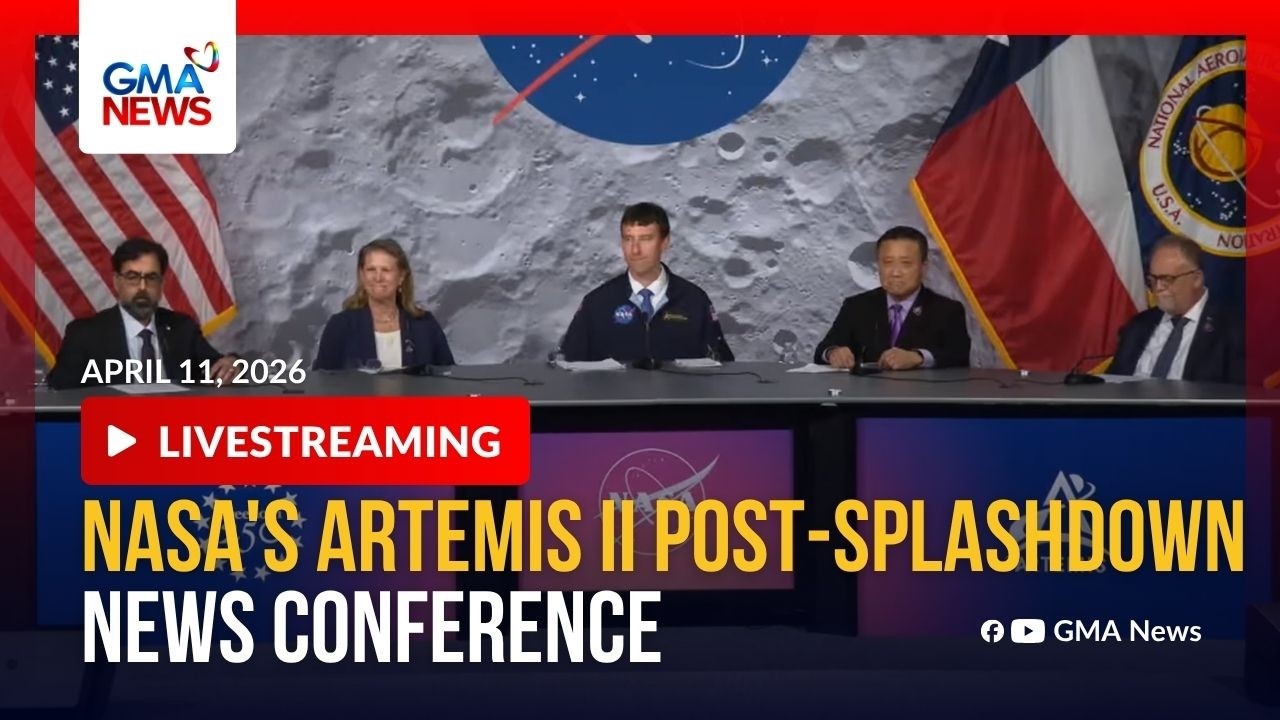 LIVE - NASA's Artemis II Post-Splashdown News Conference (Apr. 11, 2026 ...