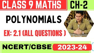 Ex:2.1 ( Q 1 To Q 5 ) | Class 9 maths  Chapter 2 | Polynomials Class 9 Maths |  New NCERT #cbse