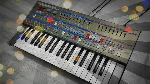 Solton Ketron Programmer 24 - Synthesizer (1985) 80s italo synth pop style