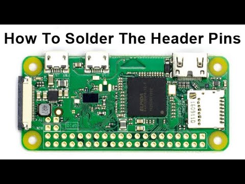 How to Solder the Raspberry Pi Header Pins - YouTube