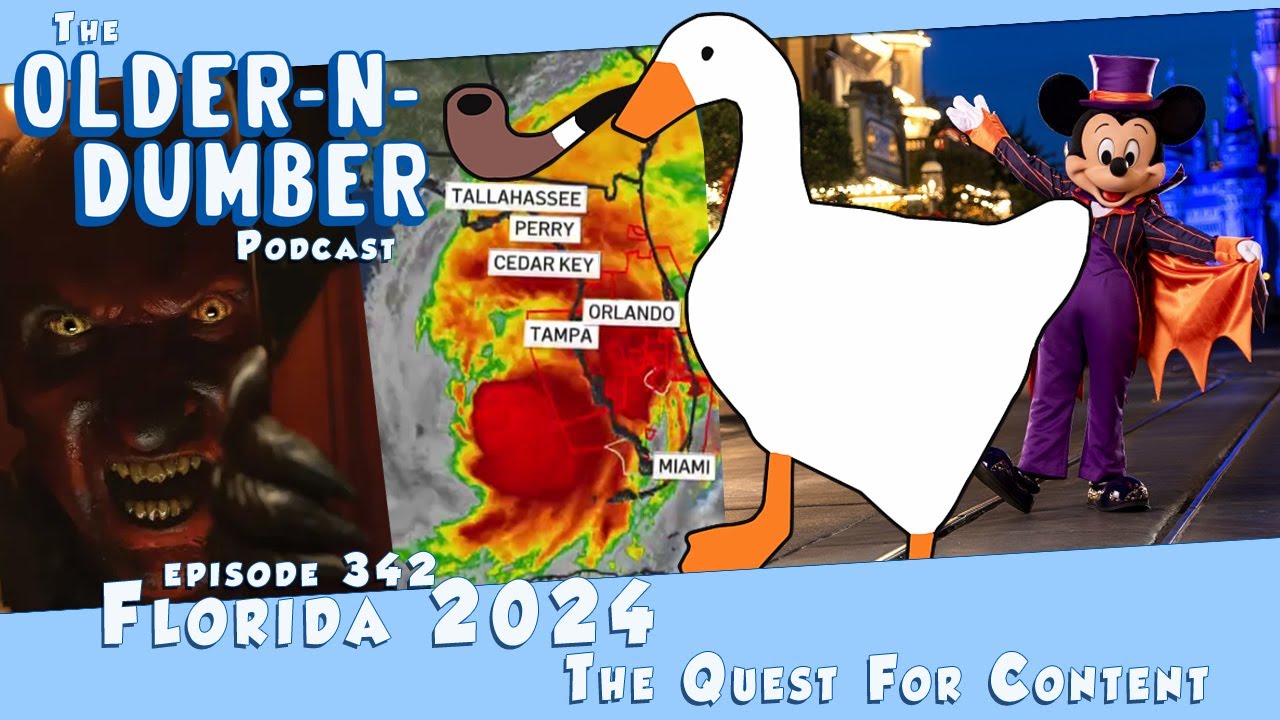 OlderNDumber: 342 The Quest For Content | 2024 Annual Florida Vacation