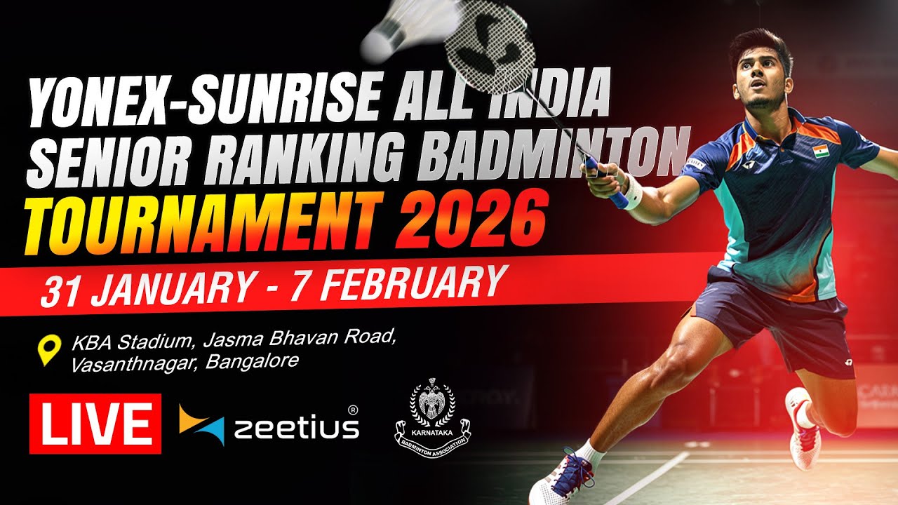 FINALS - YONEX-SUNRISE ALL INDIA SENIOR RANKING BADMINTON TOURNAMENT 2026