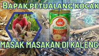 BIKIN NGAKAK❗BOLANG SUNDA KOCAK MASAK BIHUN KACA PEDAS, NASI LIWET DI KALENG & SAYUR DAUN SINGKONG